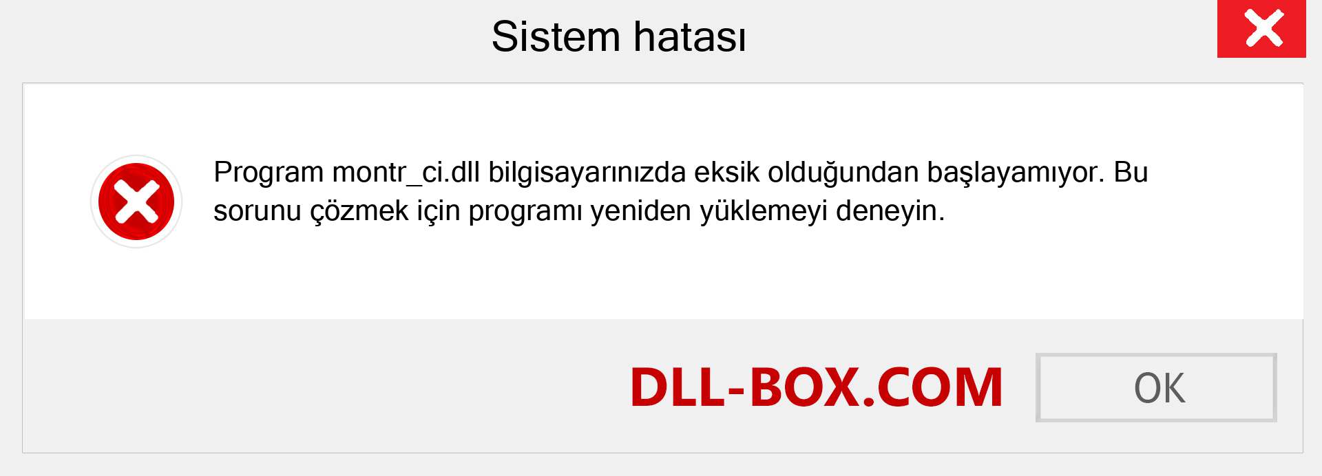 montr_ci.dll dosyası eksik mi? Windows 7, 8, 10 için İndirin - Windows'ta montr_ci dll Eksik Hatasını Düzeltin, fotoğraflar, resimler